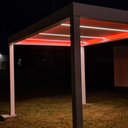 Pergolas éclairée design Bourgogne