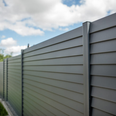 Installation de brise vue dans l'Yonne