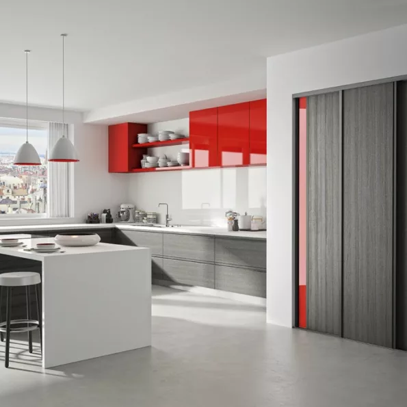 Porte de placard de cuisine sur mesure