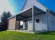 Pergola aluminium installée sur une terrasse à Tonnerre, sans entretien